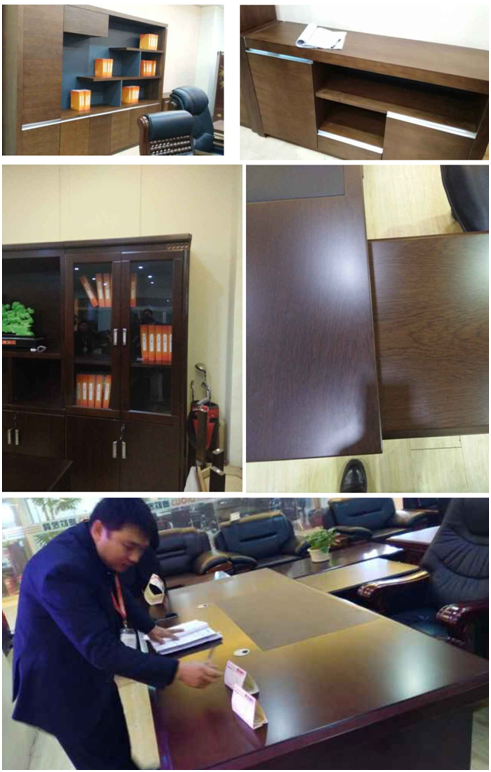 工廠老總檢查產品質量 工廠老總檢查產品質量