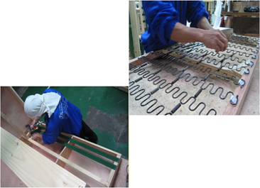 上橡筋帶和彈簧