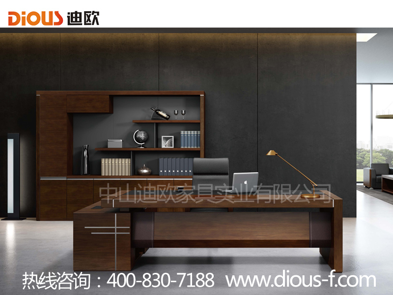 辦公家具實木貼皮班台 辦公家具實木貼皮班台