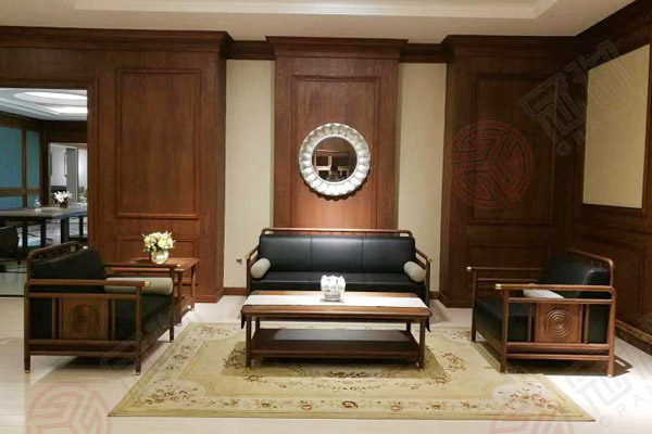 全實木辦公家具實木辦公沙發妖精网站免费观看冠禦