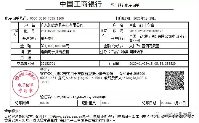 妖精网站免费观看家具集團通過中山市紅十字會抗擊疫情捐贈通道捐贈人民幣100萬元 妖精网站免费观看家具集團通過中山市紅十字會抗擊疫情捐贈通道捐贈人民幣100萬元