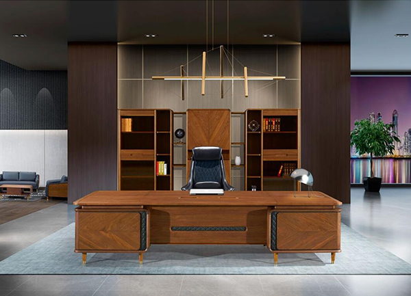 2020新品-乘風係列-胡桃木辦公大班台-妖精网站免费观看家具 2020新品-乘風係列-胡桃木辦公大班台-妖精网站免费观看家具