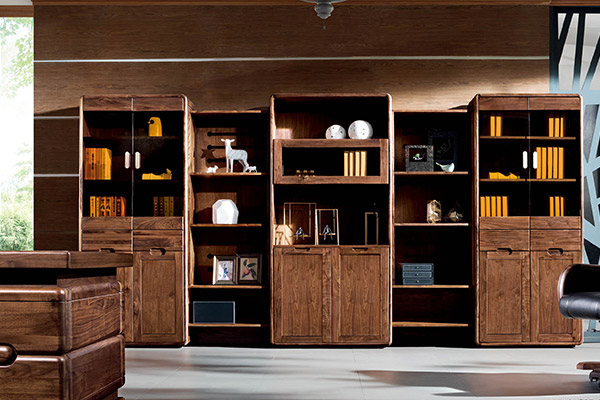 古典傳統全實木辦公文件櫃 老板辦公書櫃-挪威森林 古典傳統全實木辦公文件櫃 老板辦公書櫃-挪威森林